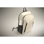 Zaino porta laptop con varie tasche esterne 15'' color avorio vista fotografia