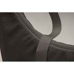 Borsa a tracolla crossbody in RPET con tasca principale color grigio scuro sesta vista fotografica