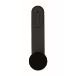 Caricatore wireless magnetico da auto con anello magnetico color nero quarta vista