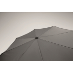 Ombrello antivento pieghevole con apertura e chiusura automatica Ø99 color grigio quinta vista fotografica