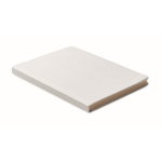 Taccuino in fibra di canna da zucchero a copertina rigida A5 a righe color bianco