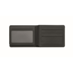 Portafoglio in PU con localizzatore per dispositivi Apple® color nero seconda vista