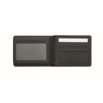 Portafoglio in PU con localizzatore per dispositivi Apple® color nero terza vista