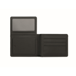 Portafoglio in PU con localizzatore per dispositivi Apple® color nero quarta vista