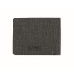 Portafoglio in PU con localizzatore per dispositivi Apple® color nero settima vista