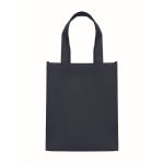 Piccola borsa in RPET in vari colori con fondo a soffietto 80 g/m2 color blu seconda vista