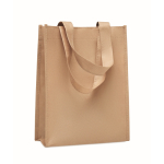 Piccola borsa in RPET in vari colori con fondo a soffietto 80 g/m2 color avorio