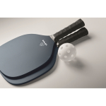 Set pickleball con 2 racchette e 1 pallina in borsa a rete color blu mare vista principale