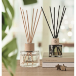 Diffusore a 6 bastoncini in barattolo di vetro profumo vaniglia color trasparente vista ambiente principale