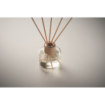 Diffusore a 6 bastoncini in barattolo di vetro profumo vaniglia color trasparente quarta vista fotografica