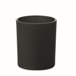 Candela alla vaniglia in cera vegetale con stoppino in legno color nero