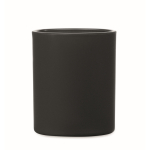 Candela alla vaniglia in cera vegetale con stoppino in legno color nero sesta vista