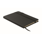 Taccuino nero a copertina rigida con chiavetta USB inclusa A5 a righe color nero