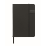 Taccuino nero a copertina rigida con chiavetta USB inclusa A5 a righe color nero sesta vista