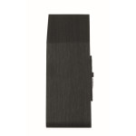 Sveglia a forma di casetta con display LED bianco color nero quarta vista