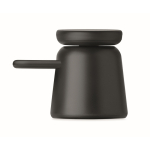 Base di ricarica per telefono e Apple Watch® con supporto color nero nona vista