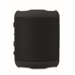 Piccolo altoparlante wireless in tessuto RPET 3 ore di riproduzione color nero sesta vista