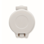 Borraccia anti-perdita in acciaio inox con apertura a pressione 300ml color bianco ottava vista