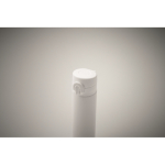 Borraccia anti-perdita in acciaio inox con apertura a pressione 300ml color bianco vista fotografia