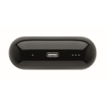 Cuffie wireless con custodia touch screen color nero