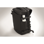 Zaino ideale per viaggi con scomparti multipli color nero settima vista fotografica