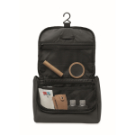 Beauty case a scomparto singolo con gancio per appenderlo color nero seconda vista