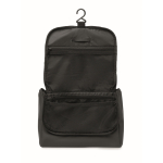 Beauty case a scomparto singolo con gancio per appenderlo color nero terza vista