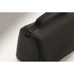 Beauty case a scomparto singolo con gancio per appenderlo color nero quarta vista fotografica