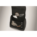 Beauty case a scomparto singolo con gancio per appenderlo color nero quinta vista fotografica