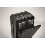 Trolley rigido con scomparti per documenti e laptop 20'' color nero vista principale