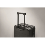 Trolley rigido con scomparti per documenti e laptop 20'' color nero vista fotografia