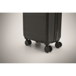 Trolley rigido con scomparti per documenti e laptop 20'' color nero vista fotografia