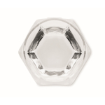 Bicchiere dalla forma geometrica speciale per liquori 300ml color trasparente ottava vista