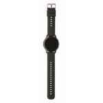 Smartwatch wireless impermeabile con cinturino in silicone color nero
