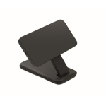 Base di ricarica 3 in 1 con supporto per cellulare compatibile Apple® color nero quinta vista