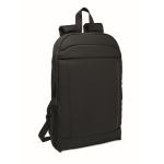 Zaino porta laptop in RPET e PU con tracolla per trolley 16'' color nero