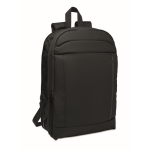 Zaino porta laptop in RPET e PU con tracolla per trolley 16'' color nero seconda vista