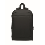 Zaino porta laptop in RPET e PU con tracolla per trolley 16'' color nero sesta vista