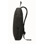 Zaino porta laptop in RPET e PU con tracolla per trolley 16'' color nero ottava vista