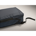 Zaino porta laptop in RPET e PU con tracolla per trolley 16'' color blu vista fotografia