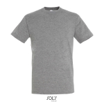 T-shirt unisex in cotone semipettinato a girocollo 150 g/m2 color grigio jeansato