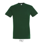 T-shirt unisex in cotone semipettinato a girocollo 150 g/m2 color verde scuro