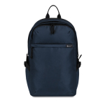 Zaino porta PC in rPET con tasche e manico imbottito 15” color blu mare