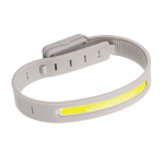 Luce LED da bici ricaricabile in plastica riciclata 400 mAh color grigio quarta vista