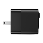 Caricatore rapido GaN ecologico con cavo retrattile da 80cm 65W color nero nona vista