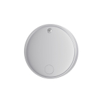 Portachiavi localizzatore ecologico con allarme per Apple e Android color bianco seconda vista