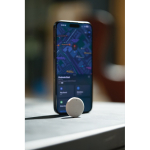 Portachiavi localizzatore ecologico con allarme per Apple e Android color bianco vista ambiente 4