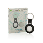 Portachiavi localizzatore ecologico con allarme per Apple e Android color bianco vista con scatola