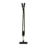 Laccetto da polso per cellulare con cavo USB-C e ricarica rapida 60W color nero seconda vista