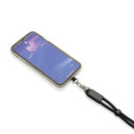 Laccetto da polso per cellulare con cavo USB-C e ricarica rapida 60W color nero quinta vista